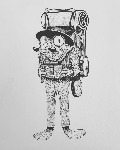 Jean Claude the Traveling Frog